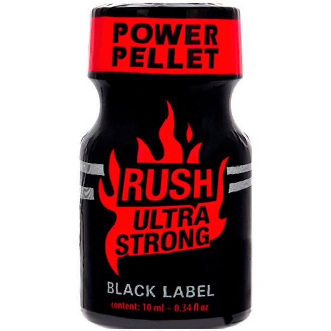 Попперс Rush Ultra Strong Black Label PWD 10 мл (США) купить в Москве