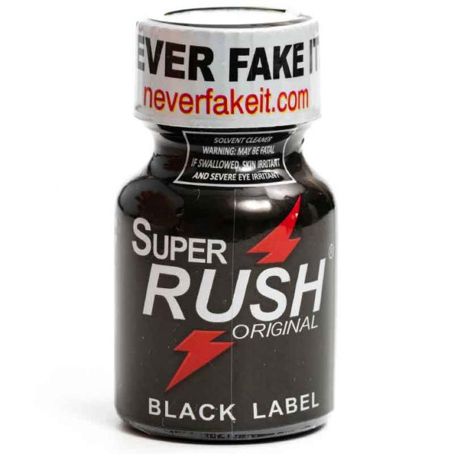 Попперс Super Rush Black Label PWD 10 мл (США) купить в Москве